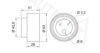VW 074109243B Tensioner Pulley, timing belt
